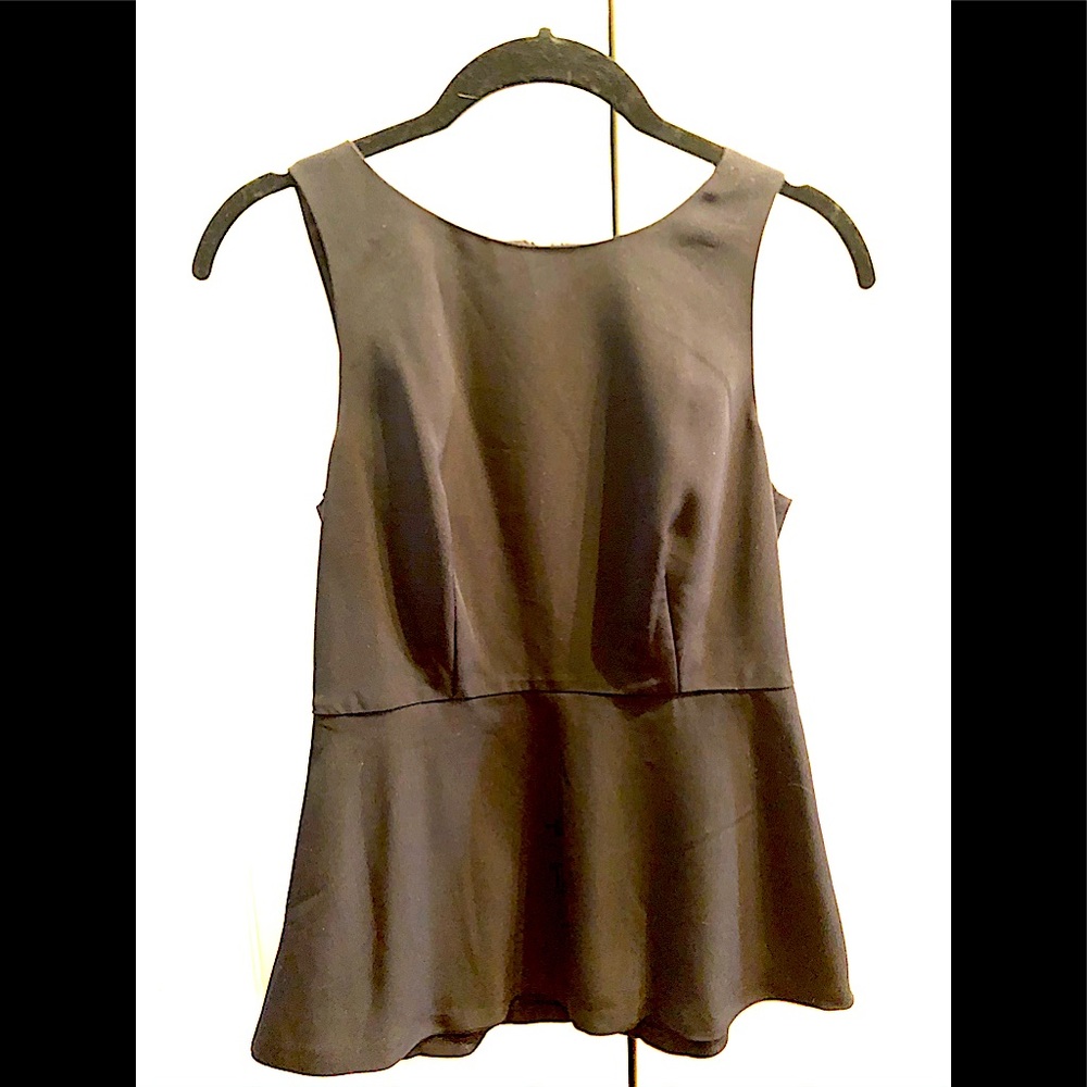 Banana Republic Black Sleeveless Blouse NWT